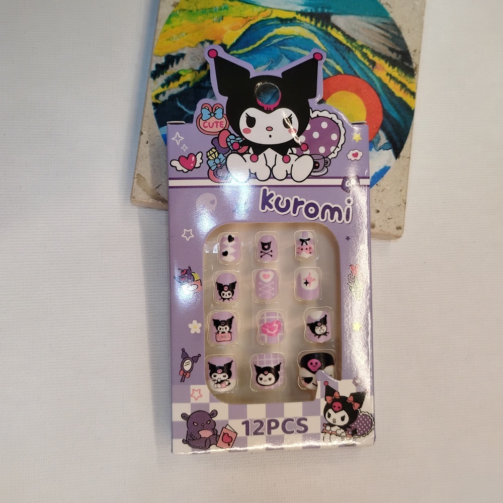 Sanrio Kuromi 12-Piece Press-On Nail Set